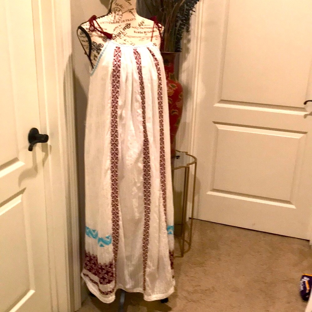 Reba Midi with intricate embroidery